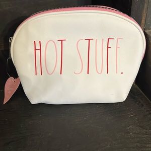 Rae Dunn HOT STUFF Cosmetic Bag